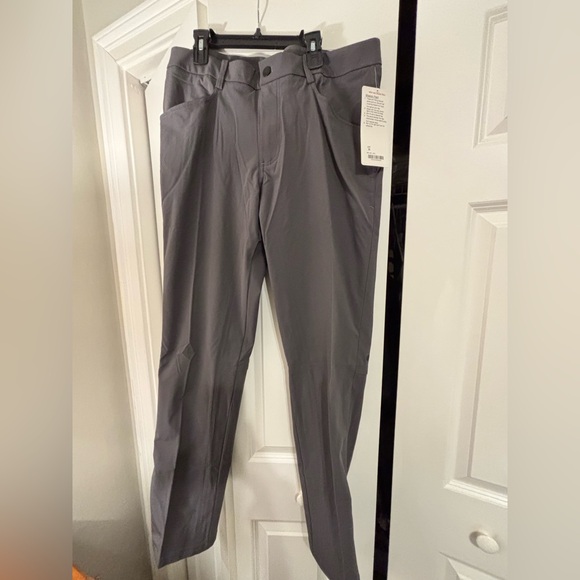 lululemon athletica Men's mission Charcoal pants NWT size 36